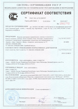 15.02.2025 Слободской - Изделия санитарные керамические